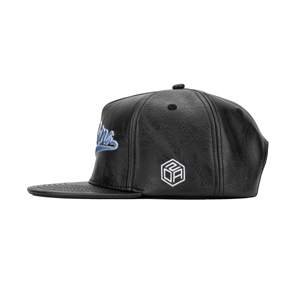 TCAP Leather 5-Panel Custom Logo Embroidered Sporty Street Style Image Basketball Cap-Unisex Adjustable Four Seasons - Product Image 3