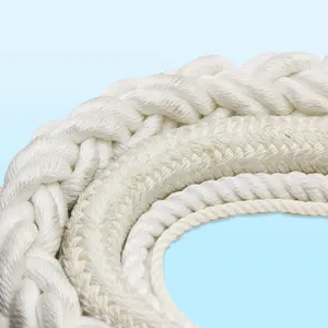 economic package nylon 4mm 6mm 10mm 24mm solid braid nylon rope white or custom colors