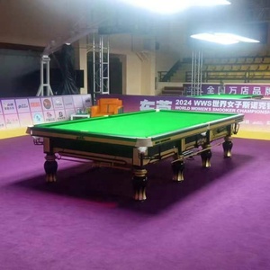 Bojue 2024 Thế Giới Phụ Nữ Của Snooker Vô Địch Chuyên Nghiệp 12ft Snooker Bảng Với Slate Đệm Gỗ Chân Và Da Túi - Product Image 6