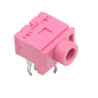 Connecteur Jack Audio Stéréo 3,5 mm PJ-317 5 Broches à Angle Droit pour Montage sur PCB Traversant