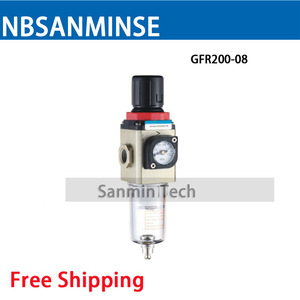 Unité de traitement d'air NBSANMINSE GFR200 06 G18 GFR300 15 G12 Filtre pneumatique Réducteur de pression - Product Image 2