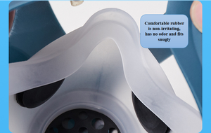 Masque respiratoire demi-visage léger personnalisé pour l'exploitation minière, le soudage et les produits chimiques, avec cartouche filtrante TPE pour gaz acides, 100L/min, réutilisable - Product Image 5