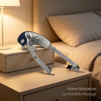 Masseur chauffant 3D portatif à pétrissage, compresse chaude, vibration et contrôle du temps pour le soulagement des douleurs musculaires du cou, des épaules, des bras, des mollets et des cuisses