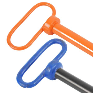 T-Handle Trailer <b>Pin</b> M9.5 M38 Dip Coated 45 Steel Grade A Level 8.8 For Construction And Agricultural Machinery - Product Image 1