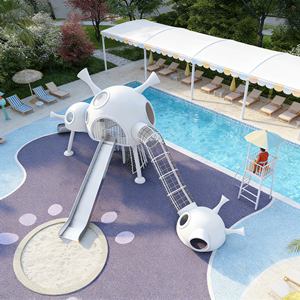 Tobogán <span class=keywords><strong>Infantil</strong></span> con Certificación de Seguridad Integrado en Equipos de Juegos al Aire Libre para Escuelas y Guarderías - Product Image 3