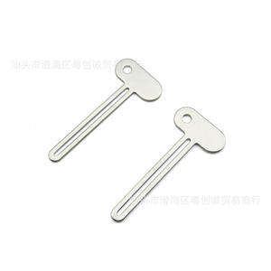 Pinza metálica Yuechuangcheng para tinte de cabello, 79 mm, 2 mm de grosor, para peinado y herramienta para exprimir pasta de dientes - Product Image 2