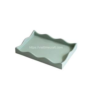 ถาดใส่แล็คเกอร์ทรงสี่เหลี่ยมผืนผ้าถาดตกแต่งอาหารที่มีสีสันจากหัตถกรรมเวียดนามขายส่ง - Product Image 3