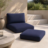 Coussin de siège en éponge épaisse pour l'extérieur, coussin de remplacement pour canapé, housse imperméable personnalisée