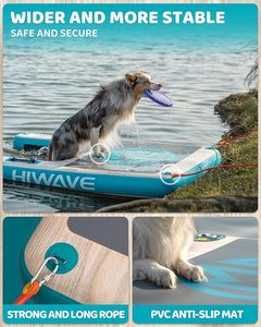 ทางลาดเป่าลมสำหรับสุนัข PF Outdoor Drop Stitch สำหรับเรือ แพ สระว่ายน้ำ เหมาะสำหรับสุนัขขนาดใหญ่ HW12 ขายดี ทางลาดเป่าลมสำหรับกิจกรรมกลางแจ้ง - Product Image 5