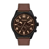 Montre chronographe multifonctionnelle sportive en acier inoxydable, cadran personnalisé avec chiffres arabes, étanche, FS Montres Homme