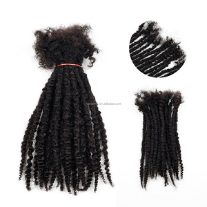 Extensions de Dreadlocks Texturées ANNA 100% Cheveux Humains, Faits Main, Locs Permanents avec Pointes Bouclées pour Femmes/Hommes - Product Image 5