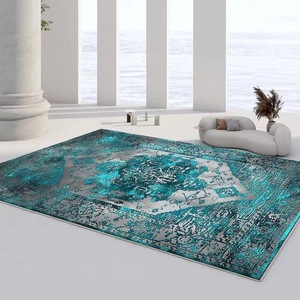 Tapis Moderne Lavable en Cachemire Imprimé pour Salon, Tapis de Sol Complet, Canapé et Table Basse Confortables - Product Image 6