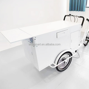 Triciclo Elettrico Classico a 3 Ruote EM per Caffè con Serbatoio Acqua e Cassetta Portamonete - Carretto Mobile per Alimenti in Vendita - Product Image 2