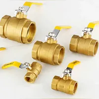 Válvula de bola de latón de alta presión 600 WOG, orificio completo 1/4, 2 pulgadas, rosca hembra NPT/BSP, alimentación Manual, agua de aceite de Gas para uso General