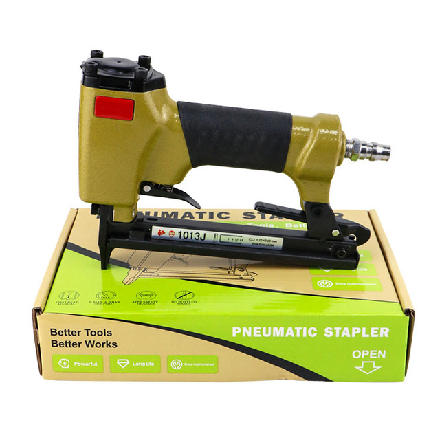 Winstar Furniture Parts Tooling Pneumatic Air Stapler Hot Sale 18ga Nails Sofa Gun Stapler for Wooden Frame