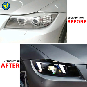 YU GUANG para <span class=keywords><strong>BMW</strong></span> 3 Series 325i <span class=keywords><strong>320i</strong></span> 335i <span class=keywords><strong>E90</strong></span> Luz de cabeza 2005 <span class=keywords><strong>2009</strong></span> 2012 accesorios de coche actualización ojos de serpiente luces delanteras faro - Product Image 3