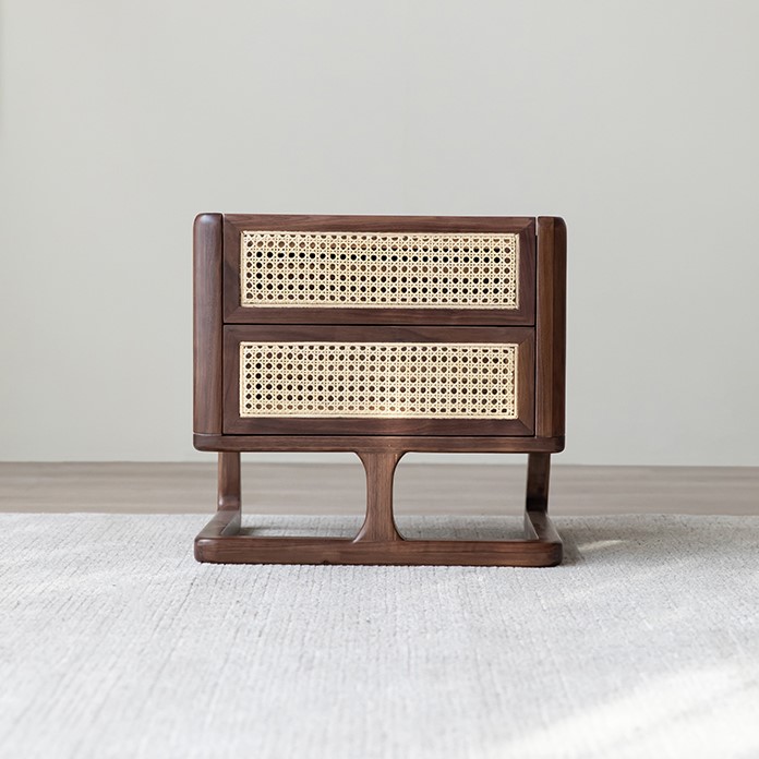 Натуральный ротанговый тростниковый деревянный прикроватный столик, новейший деревянный ротанговый прикроватный столик, ночные столики, боковые столы