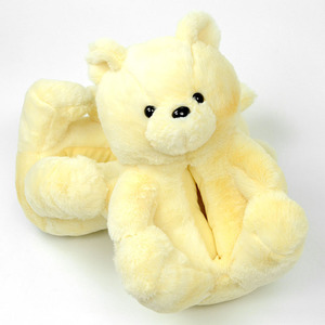 Hiver Femmes Ours en peluche Chaussons chauds Fille Cadeau de Saint Valentin Maison Ourson en peluche Chaussons pour adultes Enfants Taille habituelle - Product Image 3