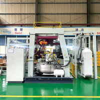 Machine de moulage sous pression automatique robuste à basse pression pour la production en série de robinets en laiton, vannes d'angle et articles sanitaires haut de gamme