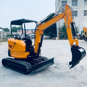 Quality Micro Mini Excavator 1 Ton 2 Ton 3 Ton Less Digging Resistance Multi Long Crawler Excavators Free Charge Delivery