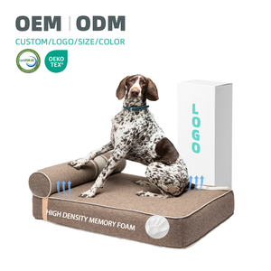 Benutzer definierte Memory Foam Große Hunde betten Luxus Abnehmbare kau beständige wasserdichte wasch bare Abdeckung OEM ODM Memory Foam Großes Hunde bett - Product Image 1
