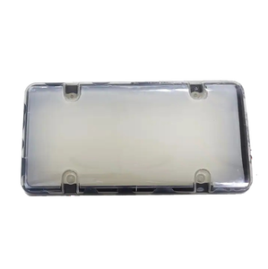 Chất lượng cao nhựa điện xe ABS Chrome tấm giấy phép khung với PS Bìa - Product Image 3