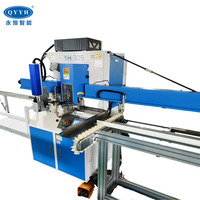 Machine combinée automatique de poinçonnage et de découpe à 45 degrés pour cadre de grille de climatisation en ABS et aluminium