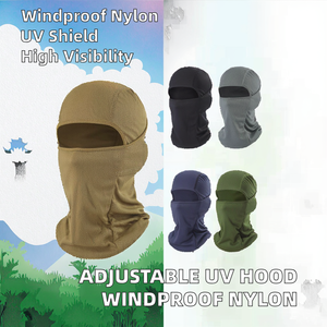 Accesorios de Equipo Táctico, Capucha de Disuasión con Protección UV Ajustable, Cortavientos, de Nailon, Alta Visibilidad, Sin Correas - Product Image 2