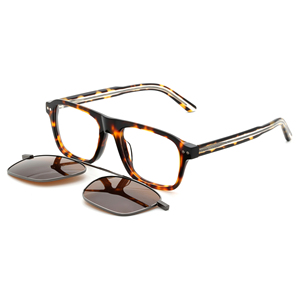 Occhiali <span class=keywords><strong>da</strong></span> <span class=keywords><strong>Sole</strong></span> <span class=keywords><strong>Clip</strong></span>-<span class=keywords><strong>on</strong></span> G5766 in Acetato e Metallo di Alta Qualità, Lenti Magnetiche Forti <span class=keywords><strong>da</strong></span> 3200 Gauss, Nuovo Design a Prezzo di Fabbrica - Product Image 5