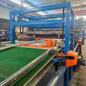 Ligne <span class=keywords><strong>de</strong></span> production automatique <span class=keywords><strong>de</strong></span> panneaux sandwich en laine <span class=keywords><strong>de</strong></span> roche et EPS avec découpe <span class=keywords><strong>de</strong></span> longueur PLC - Product Image 6