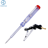 Testeur de circuit électrique automobile DC 6V 12V 24V, stylo de test électrique pour vérification du câblage de voitures, camions et camping-cars