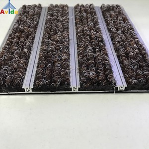 Système de tapis d'entrée en aluminium sur mesure, vente directe usine, tapis commerciaux intégrés pour entreprises, antidérapants - Product Image 2