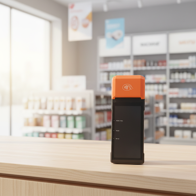 5.5-inch Handheld POS Terminal with Touch Screen and 58mm Print Suitable for Restaurant Ordering and Parking Ticket Printing