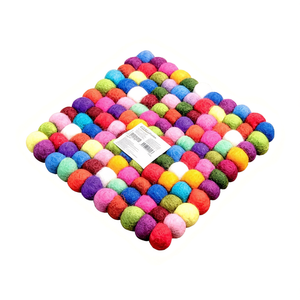 Tapis en feutre coloré multi-usages 20x20 cm pour la décoration intérieure - Product Image 2