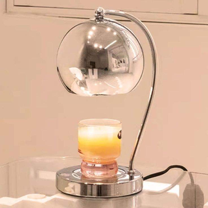 Lanjo Candle Warmer Lamp with <b>Timer</b> Electric Adjustable Height Candle Warmer Dimmable Wax Warmer Lamp Jar Candles with 2 Bulbs - Product Image 3