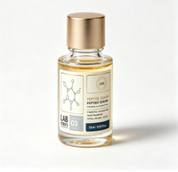Autocollants pour soins de la peau en marque privée, étiquettes personnalisées imperméables en PET pour petits flacons, emballage d'échantillons cosmétiques, impression OEM