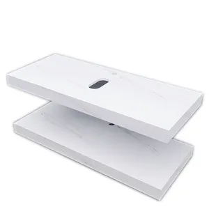 Lavabo da Bagno in Ceramica Moderno a Parete con Foro Singolo per Piano Lavabo in Solid Surface - Product Image 6