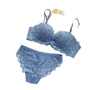 Conjunto de Lencería Sexy y Moderno sin Costuras con Detalle en la Cintura, Cómodo, Transpirable, con Efecto Push-Up y sin Varillas para Mujer - Product Image 1