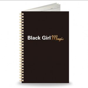 Carnet d'adresses A5 en cuir spirale de haute qualité, thème fantaisie, pour le bureau, avec 80 feuilles – Articles promotionnels décontractés - Product Image 4