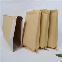Sacs tissés composites papier-plastique de qualité alimentaire en gros, épaissis, résistants à l'humidité, 25 kg, pour terreau de culture, sacs en papier kraft, avec logo personnalisé