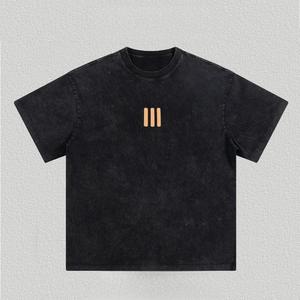 T-shirts pour hommes de haute qualité, impression flocage personnalisée, t-shirt noir, streetwear personnalisé, t-shirt de haute qualité, design de qualité supérieure, tissu épais et doux - Product Image 1