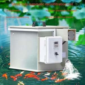 ระบบกรองแบบถังหมุนสำหรับบ่อปลาคาร์ฟขนาดเล็ก ตู้ปลาขนาดเล็ก ระบบกรองแบบหมุนสำหรับการเพาะเลี้ยงสัตว์น้ำในร่ม - Product Image 3