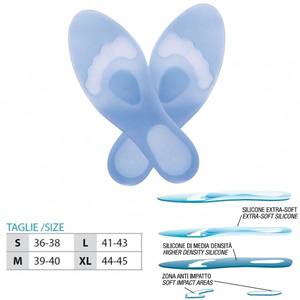 Semelles en silicone OK PED pour soins diabétiques - Paire Réf. 110 - Product Image 1