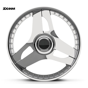Jantes en alliage d'aluminium forgé concave à fond profond ZXMM personnalisées de luxe chromées polies 2/3 pièces 17 18 19 20 21 22 24 pouces - Product Image 3