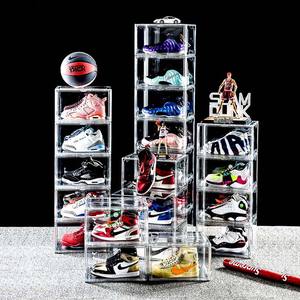 Boîtes à chaussures transparentes en acrylique, boîtes de rangement pour chaussures en plastique transparentes, organisateur de chaussures - Product Image 2