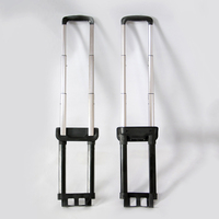 Poignées de chariot rétractables en aluminium, détachables, télescopiques, étanches, robustes, de luxe, sûres et durables, de petite taille