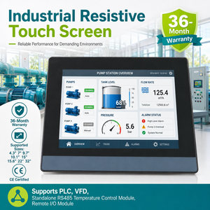 แผงพีซีหน้าจอสัมผัสแบบตั้งโปรแกรมได้มินิอุตสาหกรรม MODBUS tcp/ip HMI - Product Image 1