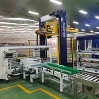 Machine d'empilage de palettisation automatique Leadwold 10Kg 20Kg 25kg Ligne d'emballage de sachets d'usine de fabrication