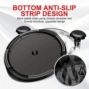 High Quality Portable Plastic & PP Meat Beef Chicken Shredder <b>Tool</b> with Transparent Anti-Slip Lid <b>Kitchen</b> <b>Gadgets</b> for Home Use - Product Image 2