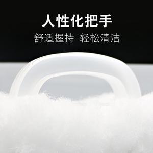 Brosse de toilette avec boucle de suspension, poils en nylon, manche en plastique pour le nettoyage de la salle de bain - Product Image 5